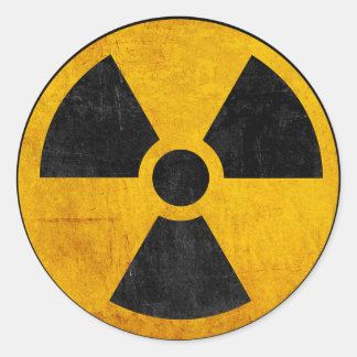 Retro Radioactive Sticker