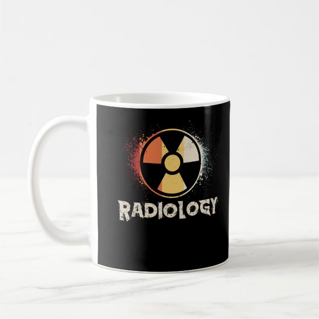 Retro Radiology Symbol Xray Radiologist Coffee Mug (Left)