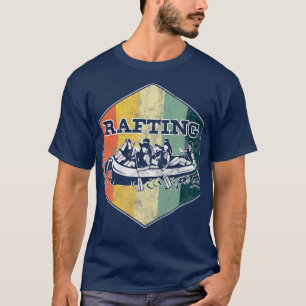 Retro Rafting Team Rafter Hobby Water Sports T-Shirt