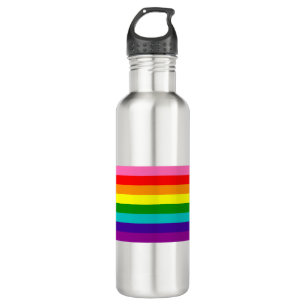 Retro Rainbow 8 Pride 710 Ml Water Bottle