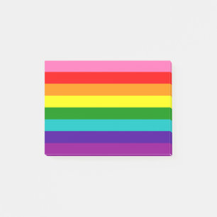 Retro Rainbow 8 Pride Post-it Notes