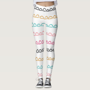 Retro Rainbow Arch Leggings