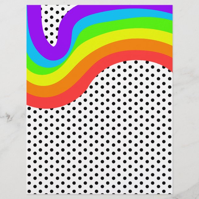 Retro Rainbow AWARD WINNER Letterhead (Front)