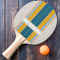 Retro Rainbow Board Stripes with Name