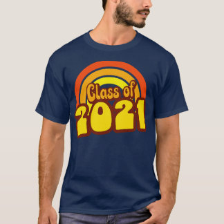 Retro Rainbow Class of 2021 T-Shirt