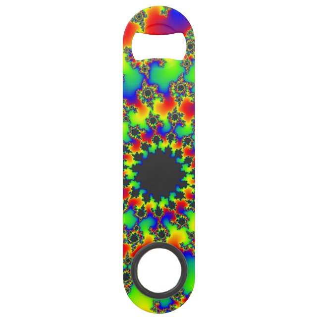 Retro Rainbow Eye Bottle Opener (Front)