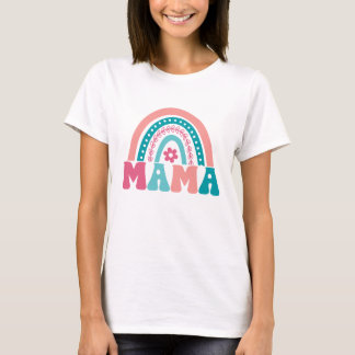 Retro Rainbow Mama T-Shirt