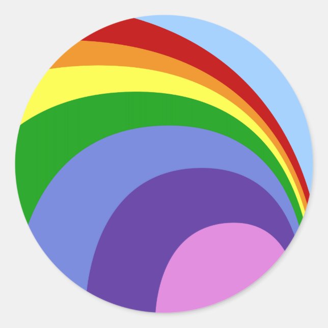 Retro Rainbow Stickers (Front)