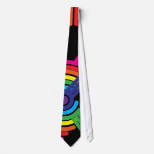Retro Rainbow Tie