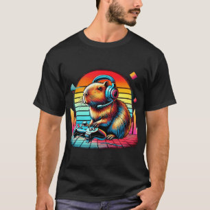 Retro Rainbow Tropical Fish T-Shirt
