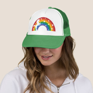 Retro Rainbow Unicorn Trucker Hat