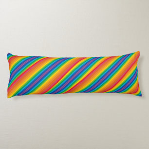 Retro Rainbows Body Pillow