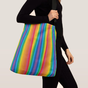 Retro Rainbows Crossbody Bag (2 Sizes)