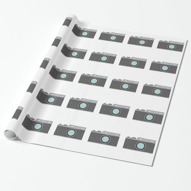 Camera Wrapping Paper Zazzle UK