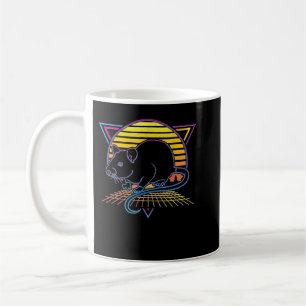 Retro Rat for Rat Lover Coffee Mug
