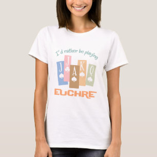 Retro Rather Play Euchre T-Shirt