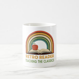  Retro Reader Teaching the Classics   Vintage 70s  Coffee Mug