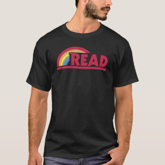 Retro Reading Rainbow Read Parodyeacher girl frien T-Shirt
