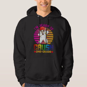 Retro Ready To Crush 2nd Grade Back To School Dabb Hoodie