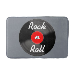 Retro Record Bath Mat Rug