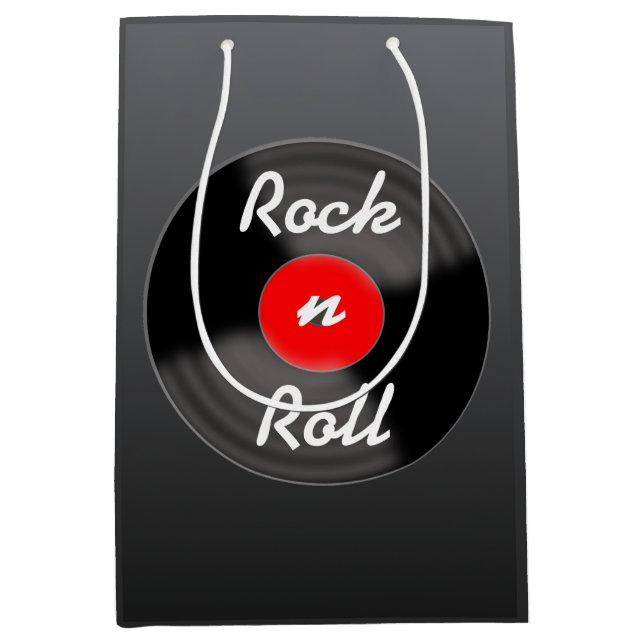 Retro Record Gift Bag (Front)