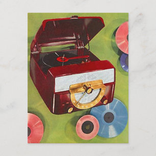 Retro Record Hop Sock Hop Turning Time Invitation