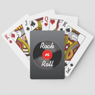 Retro Record Playing Cards Gift