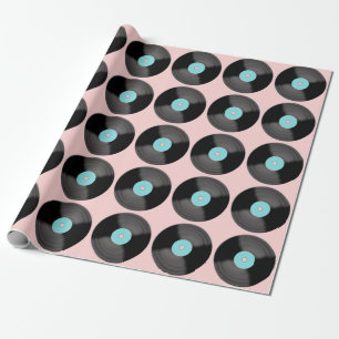Retro Record Wrapping Paper