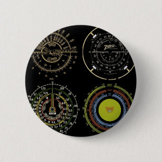 Retro Records 6 Cm Round Badge