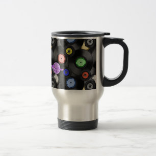 Retro Records Travel/Commuter Mug