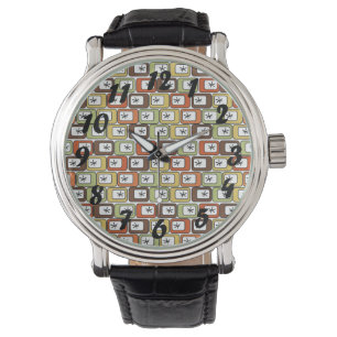 Retro Rectangles with Starbursts  Watch