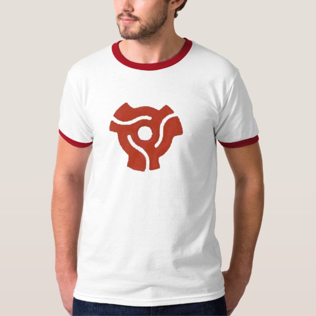 Retro Red 45 Spindle T-Shirt (Front)