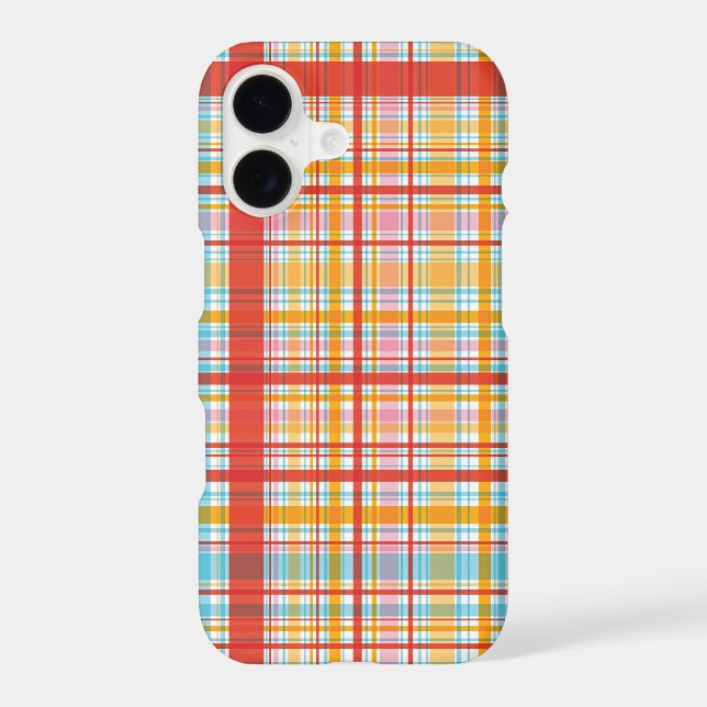 Retro Red Classic Fashion Plaid Checks Art Pattern (Back)