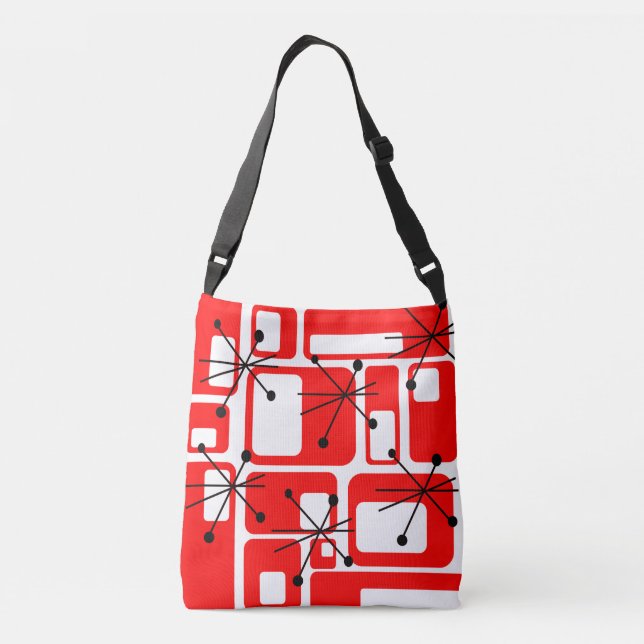 Retro Red Crossbody Bag (Back)
