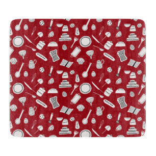 Retro Red Kitchen Cutting Board