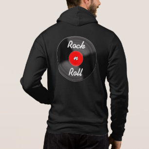 Retro Red Record Jacket Hoodie 