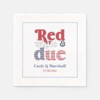 Retro Red White And Due Baby Shower Cookout Party