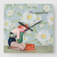 Retro Redhead Pin-up Girl