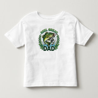 Retro Reel Great Dad Png Fishing Dad Toddler T-Shirt