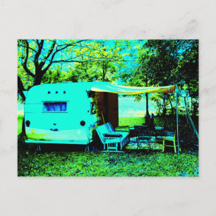 Retro relaxation postcard