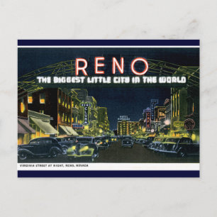 Retro Reno Postcard