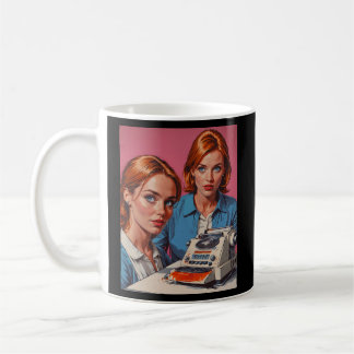Retro Reporters: Sisters in Journalism Coffee Mug