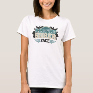 Retro RESTING SOBER FACE Custom Creation T-Shirt