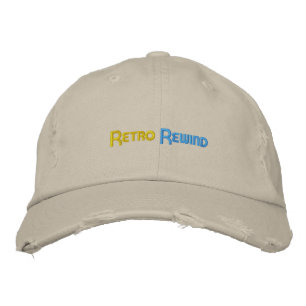 Retro Rewind Distressed style Hat
