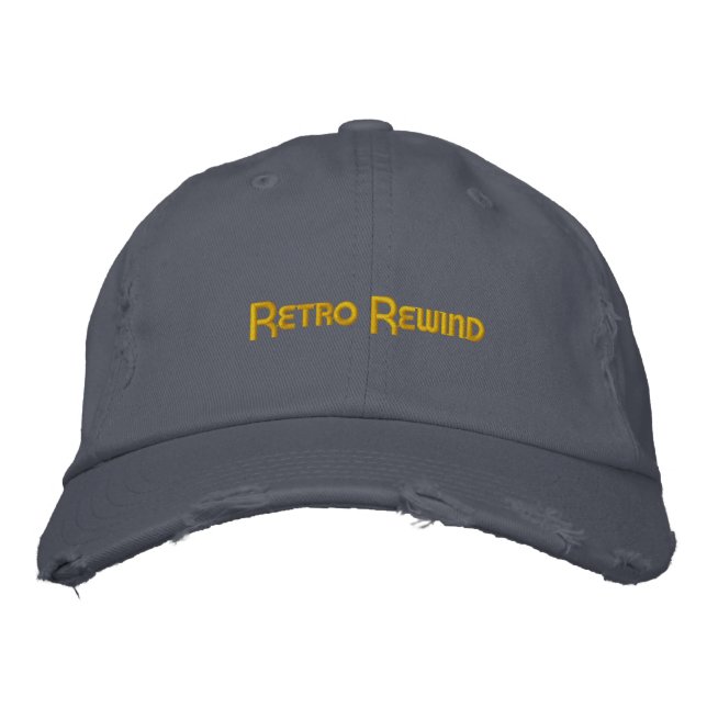 Retro Rewind Hat (Distressed) (Front)
