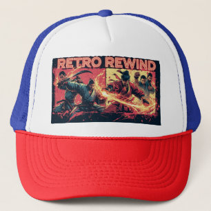 Retro Rewind Samurai Trucker Hat