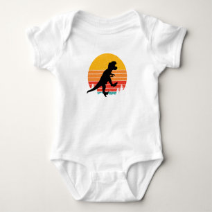 Retro Rex Roars Baby Bodysuit