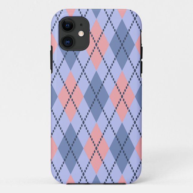 Retro rhombic pattern.  Case-Mate iPhone case (Back)