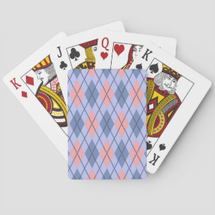 Retro rhombic pattern. playing cards