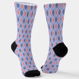 Retro rhombic pattern. socks